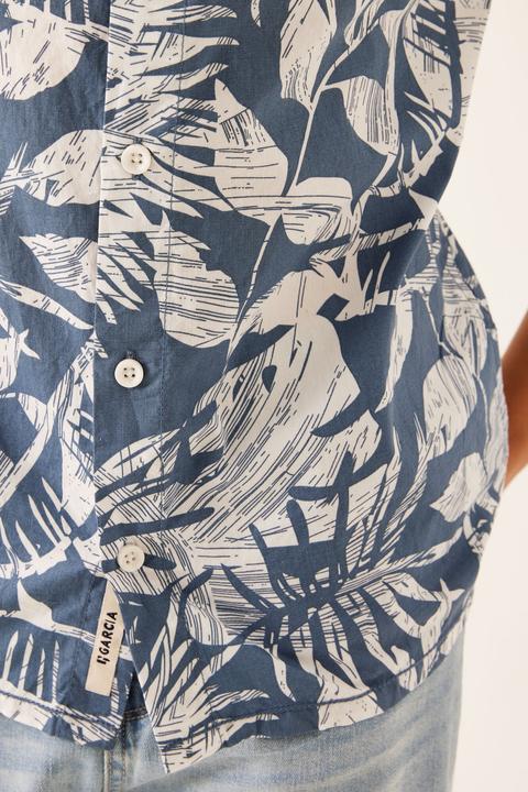 Produktbild Garcia Hemd Beach Blau (152)