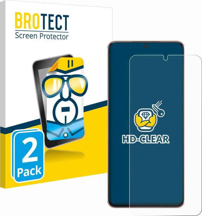 Productafbeelding BROTECT Schermbeschermer Clear (2 Stuk, Samsung Galaxy S21 5G)