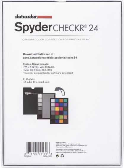 Image du produit Datacolor SpyderCheckr24 (Posemètre)