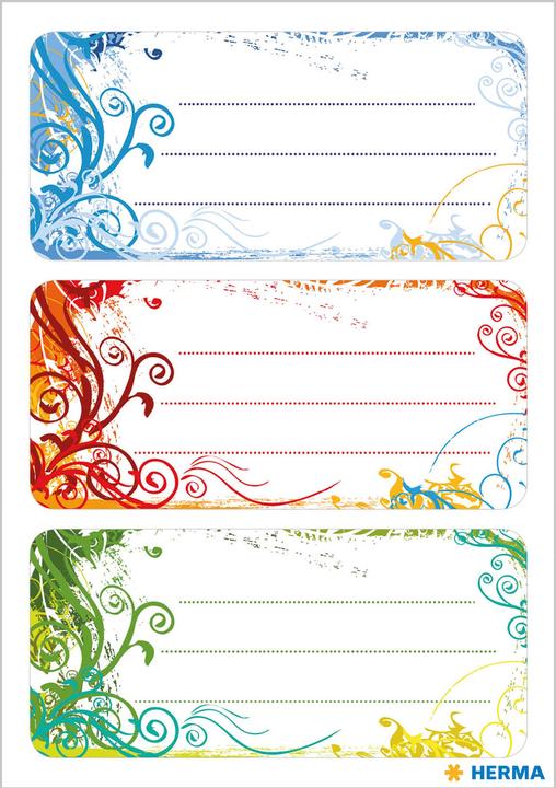 Actual product image Herma Book labels