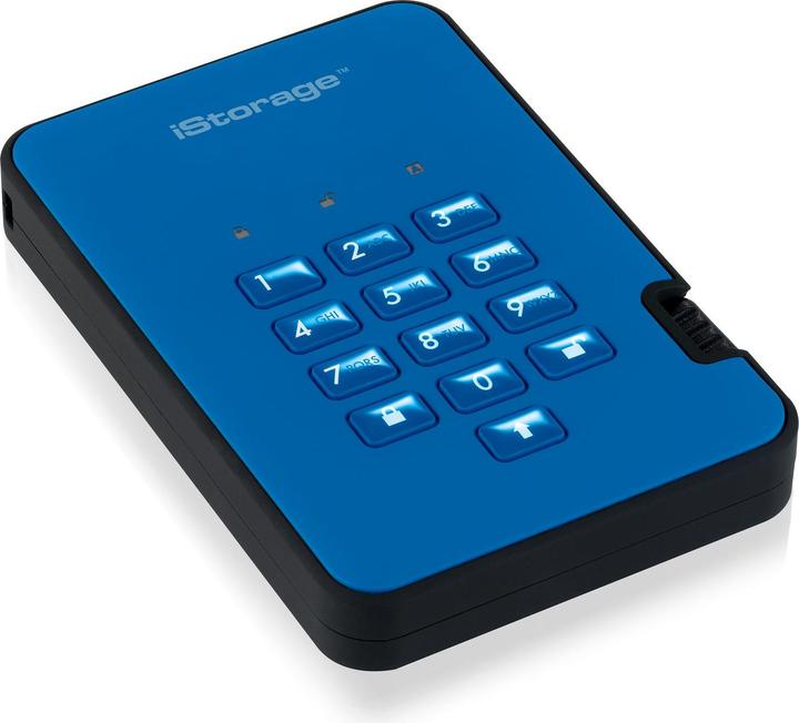 Immagine prodotto iStorage diskAshur² - Disco rigido - crittografato - 5 TB - esterno (portatile) (5 TB)