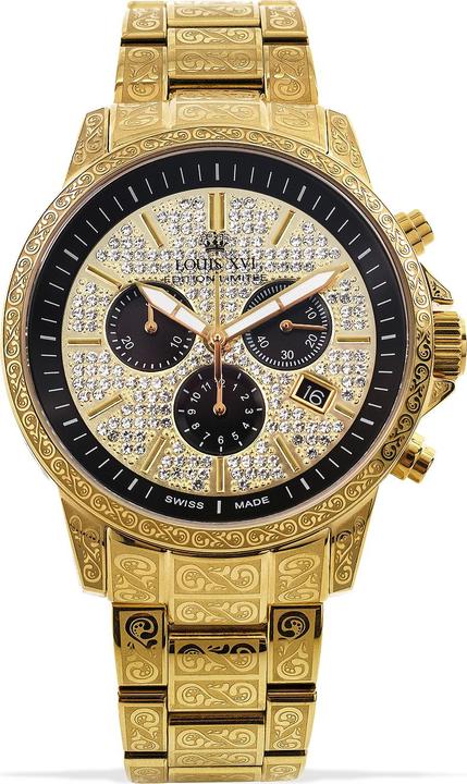 Actual product image Louis XVI Palais Royale Iced Out (Chronograph, 43 mm)