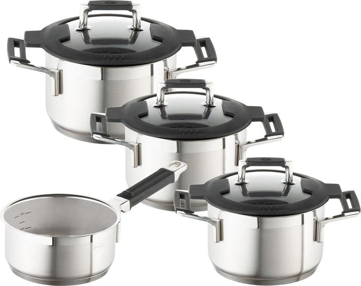 Immagine prodotto Rösle Set di pentole Röse Silence PRO 4 pezzi. (24 cm, Set di pentole e padelle da cucina, Acciaio inossidabile)