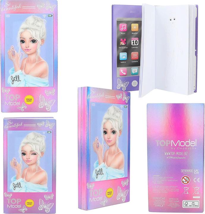 Image du produit Depesche TOPModel - Mini livre de coloriage avec son - 1 pièce