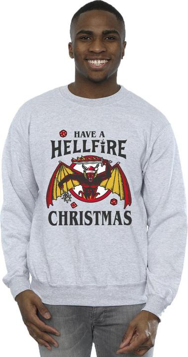 Produktbild Netflix Stranger Things Hellfire Christmas Sweatshirt (XL)