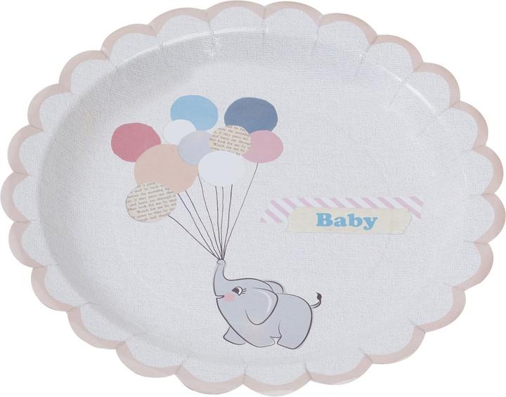 Actual product image Ginger Ray Little One Paper Plate, 8 pieces (8 x)
