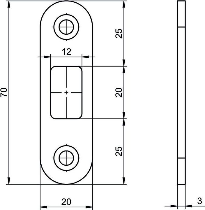 Produktbild MSL Flachschliessblech B-40341Z (Schliessblech)