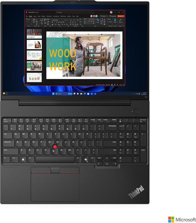 Actual product image Lenovo ThinkPad E16 Gen 2 (16", Intel Core Ultra 7 155H, 16 GB, 512 GB, DE)