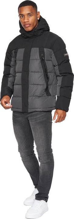Actual product image Kings Will Dream Mens Deyton Colour Block Short Puffer Jacket (XS)
