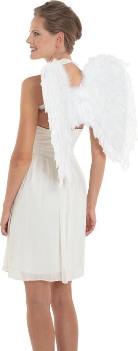 Actual product image Folat White feather wing