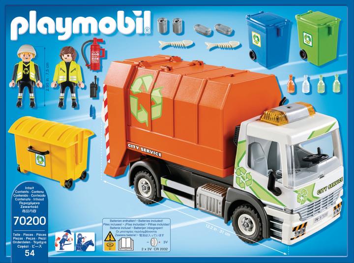 Actual product image Playmobil Garbage truck (70200)