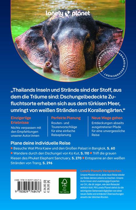 Immagine prodotto Reiseführer Thailand Inseln & Strände (Tedesco, Aydan Stuart, Amy Bensema, Choltanutkun Tun-atiruj, Secchio del David, 2024)
