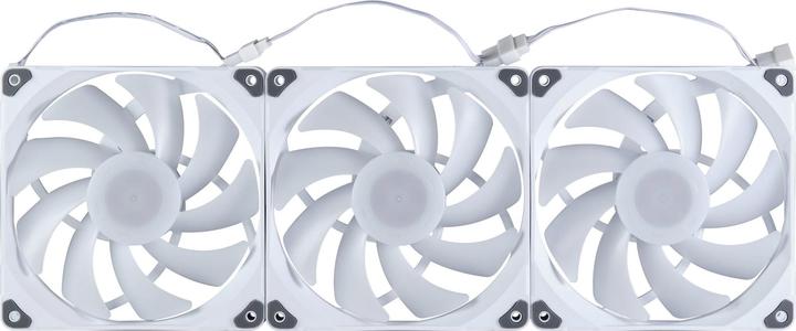 Actual product image Phanteks M25 PWM D-RGB fan, 3-pack - 140mm, white (140 mm, 3 x)