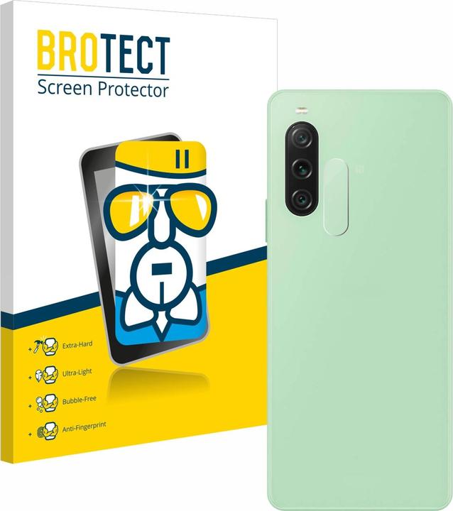 Produktbild BROTECT AirGlass Panzerglasfolie für Sony Xperia 10 V (Display+Kamera) (1 Stück, Sony Xperia 10 V)