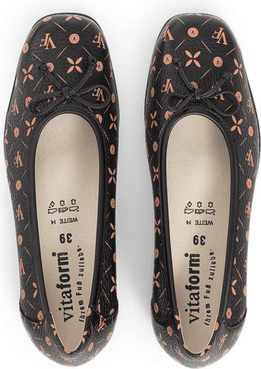 Produktbild Vitaform ® Ballerinas Damen I Slip Ons Sommer-Schuhe I Brautschuhe flach I 100% exklusives (40)
