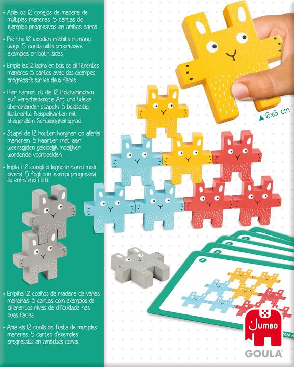 Actual product image Goula Stacking game (German)