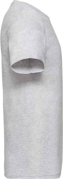 Actual product image Fruit of the Loom Unisex Adult Value Heather V Neck T-Shirt (L)
