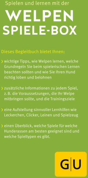 Produktbild Welpen Spiele-Box (Deutsch)