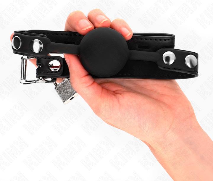 Produktbild Kink Modell 1 Silikonball 4 cm Knebel Mit Schloss 60 x 2 cm