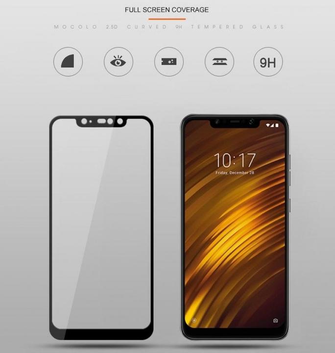 Image du produit Screenguard Xiaomi POCOPHONE F1 Full Screen Protection en verre blindé 2.5D 9H (1 pièce(s), Xiaomi Pocophone F1)
