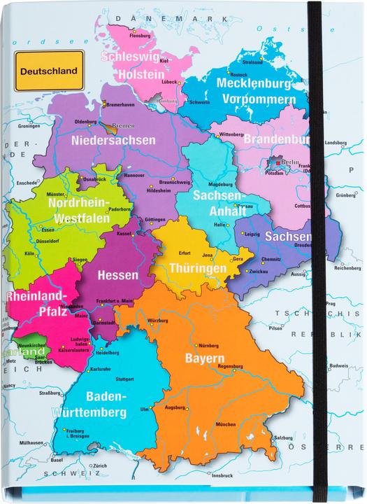 Pagna Heftbox "Deutschland", DIN A4, Rckenbreite: 40 mm (A4, 1 x)