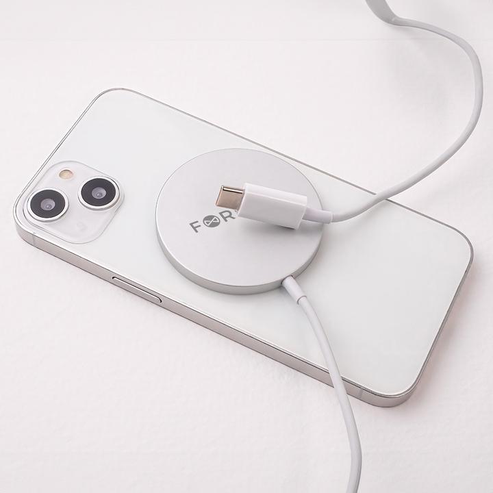 Image du produit Forever MAWC-100 chargeur magnétique sans fil 15W gris (15 W)