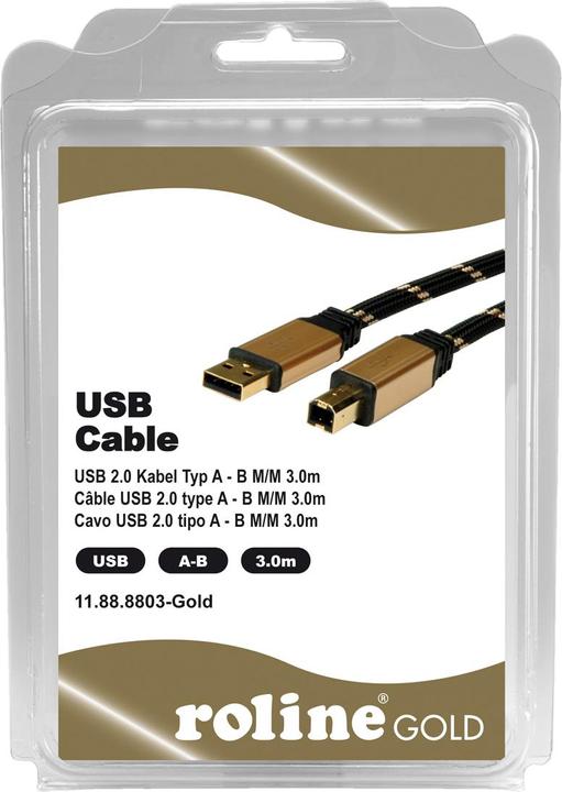 Actual product image Roline Gold USB 2.0 (3 m, USB 2.0)