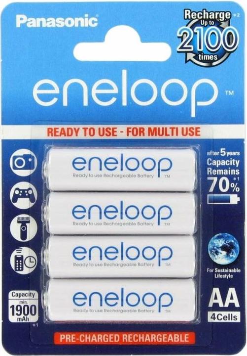 Panasonic Eneloop (4 pcs, AA, 2000 mAh)
