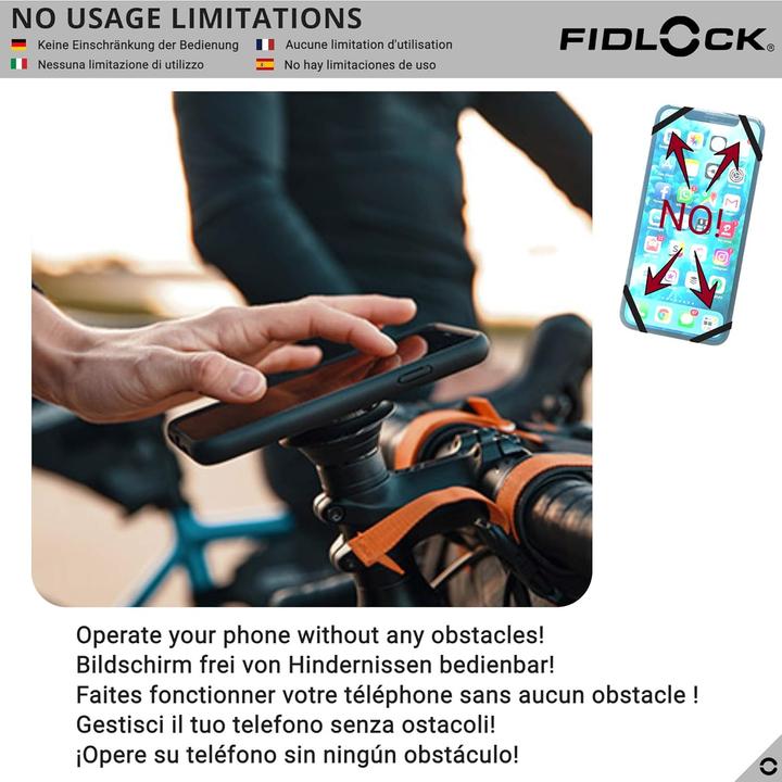 Actual product image Fidlock Magnetische Handyhalterung mit Hülle für Fahrrad