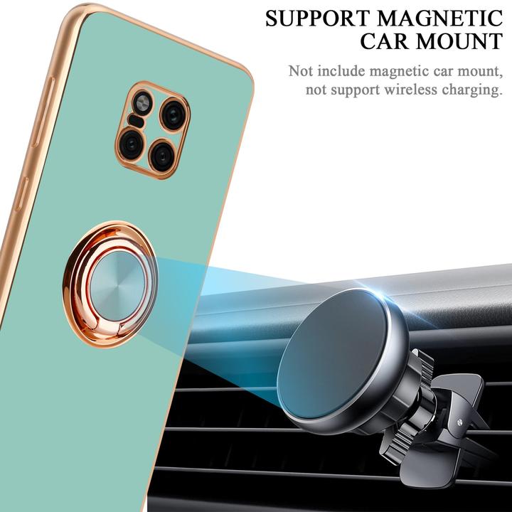 Produktbild Cadorabo Hülle für Huawei MATE 20 PRO im TPU mit Kameraschutz und Ring LM089 Style (Huawei Mate 20 Pro)