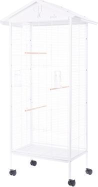Zolux Voliere Chic Solo Wit - 78X48X156 Cm
