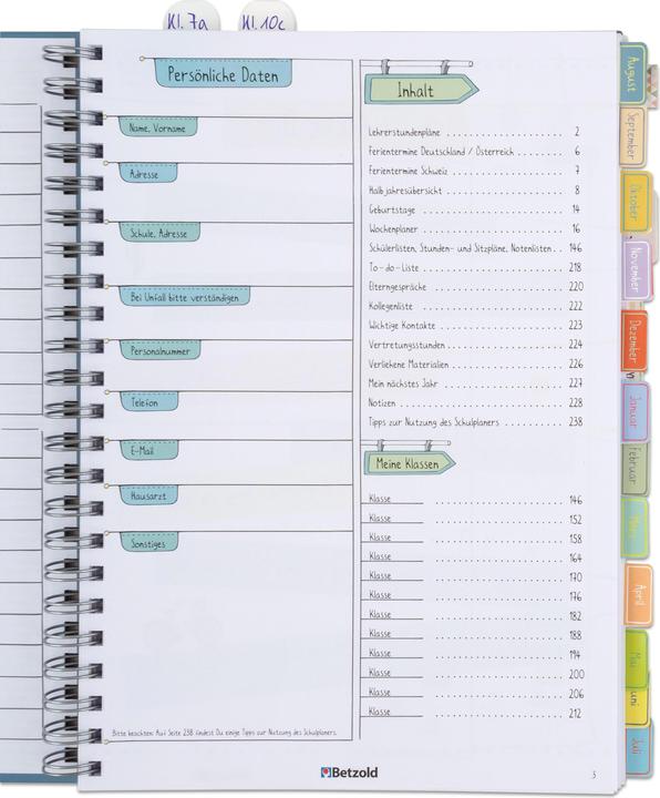 Actual product image Betzold Index stickers for calendars and planners