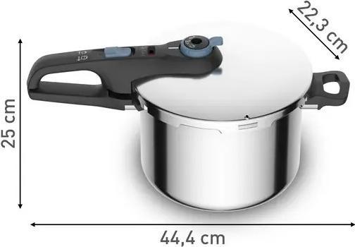 Actual product image Tefal Safe pressure cooker (Steam cooker, Stainless steel)