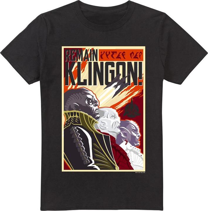 Universal Textiles Remain Klingon TShirt (S)