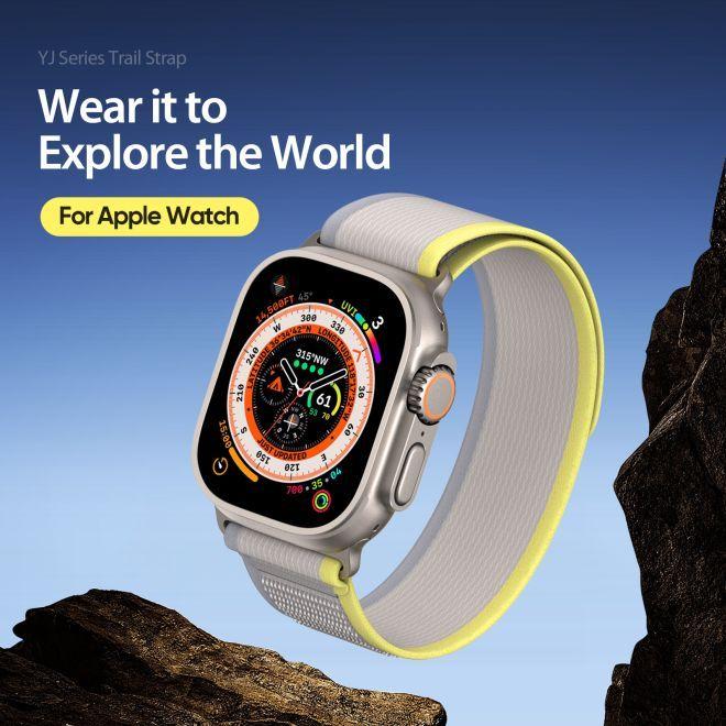 Immagine prodotto Dux Ducis Cinturino sportivo in velcro per Apple Watch 8/7/6 / SE / 5/4/3/2/1 (38, 40, 41 mm) Strap (40 mm, 38 mm, 41 mm, Nylon)
