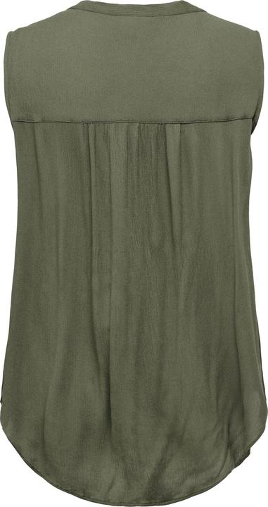 Actual product image Only Regular fit V-neck curve tank top Top (54)