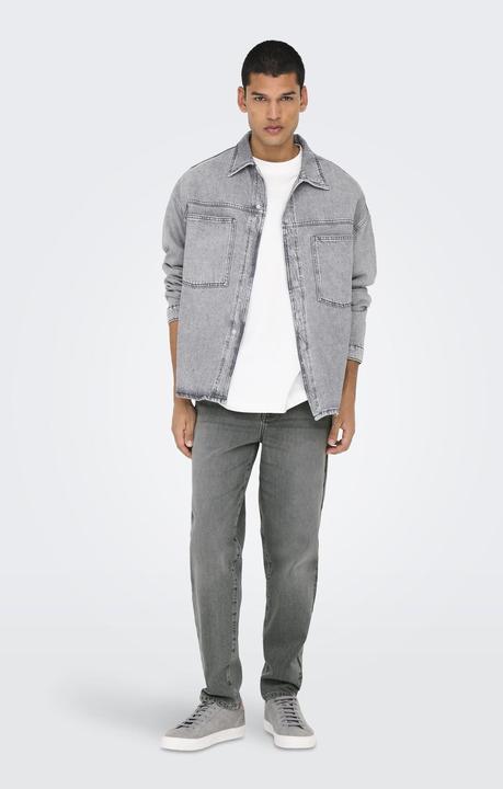 Image du produit Only & Sons ONSYOKE Taille moyenne Réduction Jeans Relaxed Fit Jeans (34)