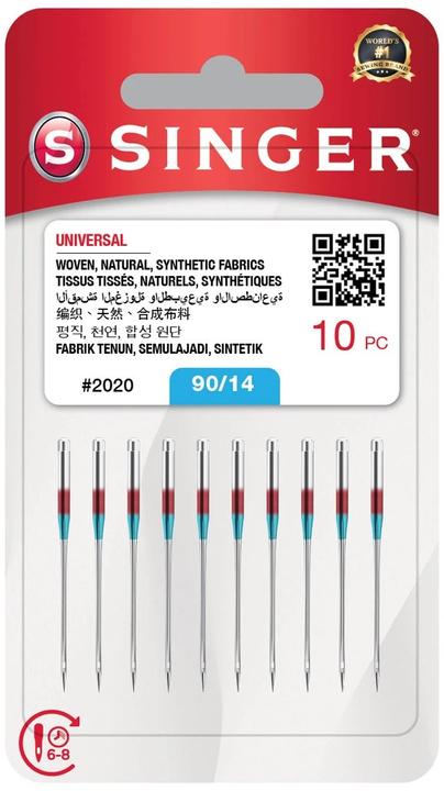 Actual product image Singer Needle N2020-14/90 Blister of 10pcs