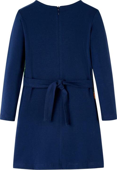 Immagine prodotto VidaXL Abito da bambino con maniche lunghe blu navy 104,Materiale del (104)