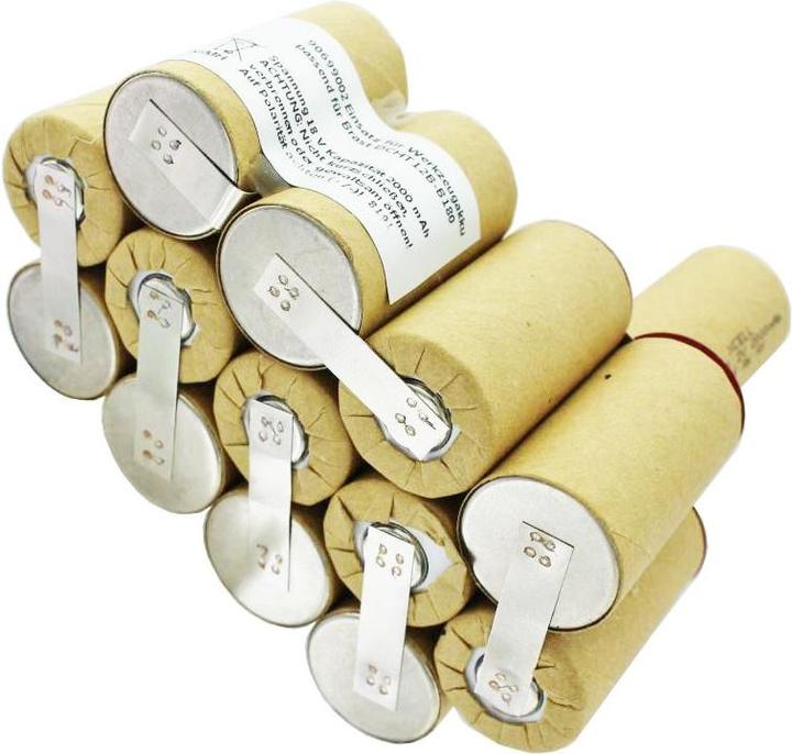 Actual product image AccuCell Battery block for self-installation for various tool batteries (1 pcs., 1500 mAh, Rechargeable battery)