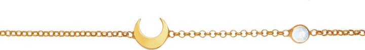 Immagine prodotto Elli Astro, Luna crescente (Argento 925, Pietra lunare, 40 cm)