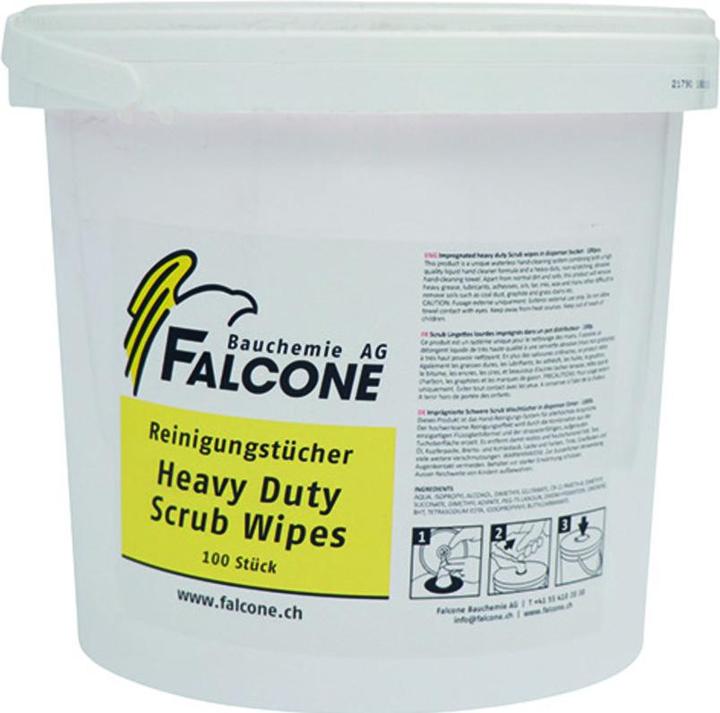 Actual product image Falcone Wet cleaning wipes Scrub