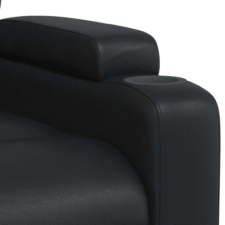 Image du produit VidaXL Fauteuil de massage noir similicuir,Couleur : noir,Matériaux