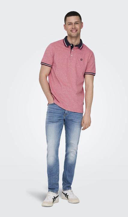 Actual product image Only & Sons Onsfletcher Life Slim Ss Polo Noos (XS)
