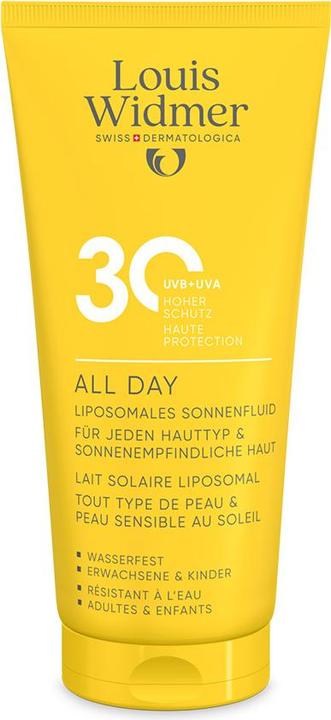 Actual product image Widmer Louis All Day LSF30 Value Pack parfumiert 200 ml (Suntan lotion, SPF 30, 200 ml)