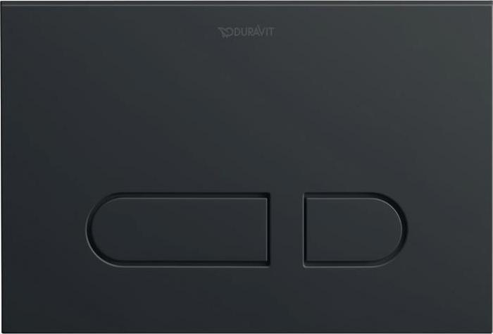 Image du produit Duravit Plaque de déclenchement A1 DURASYSTEM 217x146,5mm p WC plastique noir mat
