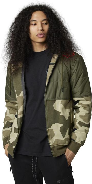 Actual product image Fox Hoody 22 Lindon Sasquatch Fleece Olv (XL)