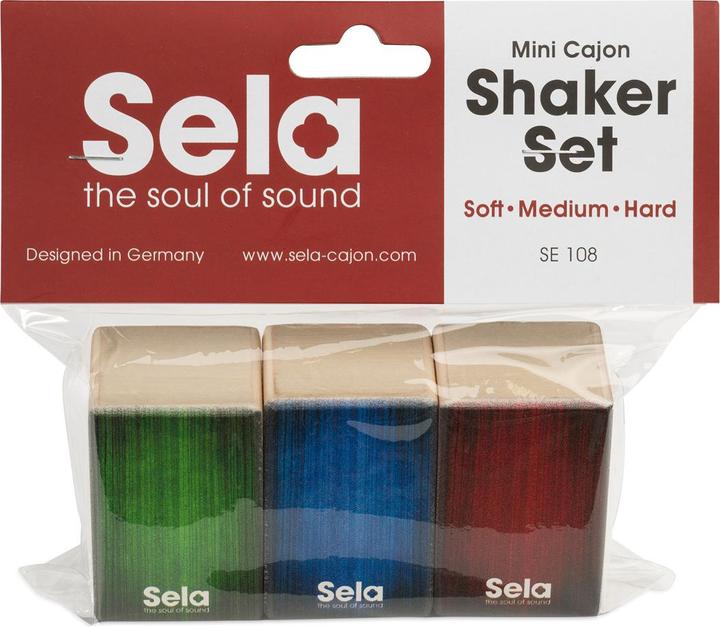 Immagine prodotto Sela Mini Cajon Shaker Set