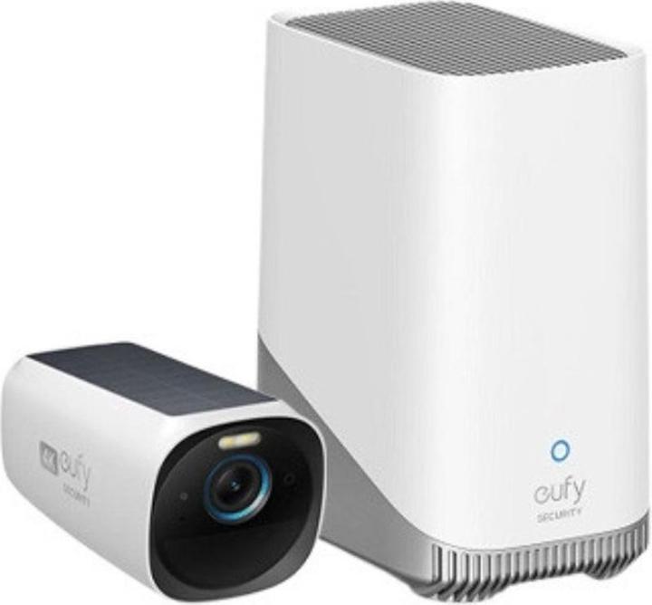 Produktbild eufy Security - Eufycam 3 Set mit 1 Kameras - Weiss und Schwarz, 4K -Kabellosen -Überwachungskamera -