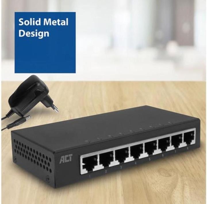 Image du produit Commutateur Gigabit Ethernet à 8 ports (8 Ports)